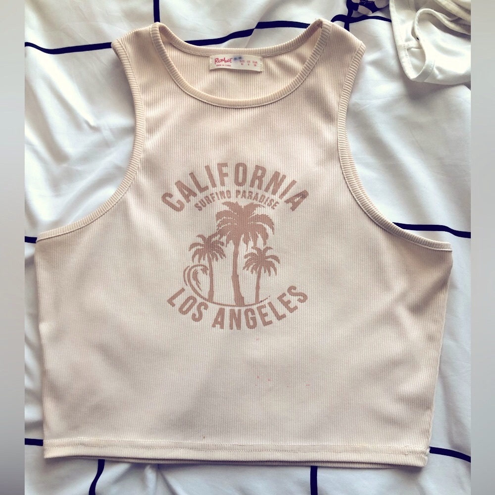 Ribbed tank top